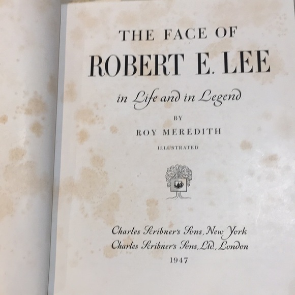 The Face of Robert E Lee 1947 book - Picture 1 of 13